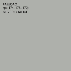#AEB0AC - Silver Chalice Color Image
